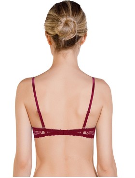 Бюстгальтер гелевый пуш-ап Mioocchi NICOLE 7770 rosso, Цвет: rosso (красный), Размеры: 80C, изображение 3