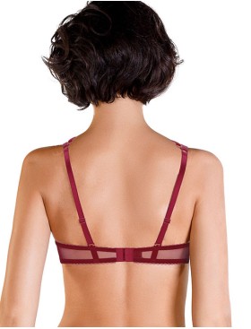 Бюстгальтер балконет Mioocchi NICOLE 7771 rosso, Цвет: rosso (красный), Размеры: 75D, изображение 2