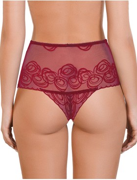 Трусы бразилиана высокие Mioocchi NICOLE 7872 rosso, Цвет: rosso (красный), Размеры: S, изображение 2