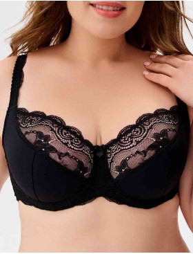 Бюстгальтер полумягкий VOVA SNEJANNA V54023 черный, Цвет: черный, Размеры: 75H