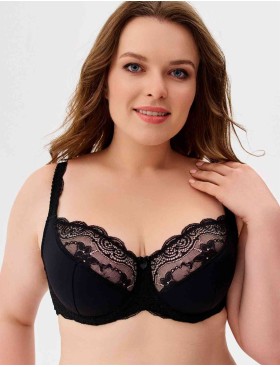 Бюстгальтер полумягкий VOVA SNEJANNA V54023 черный, Цвет: черный, Размеры: 75H, изображение 4