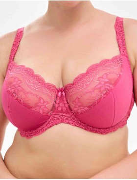 Бюстгальтер полумягкий VOVA SNEJANNA B54023 кармин, Цвет: кармин, Размеры: 80C