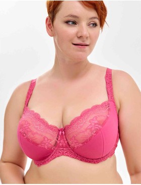 Бюстгальтер полумягкий VOVA SNEJANNA B54023 кармин, Цвет: кармин, Размеры: 80C, изображение 3