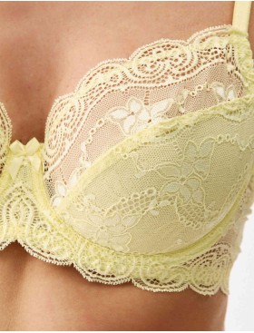 Бюстгальтер мягкий VOVA SNEJANNA V69606 лимонное мороженое, Цвет: лимонное мороженое, Размеры: 75B, изображение 4