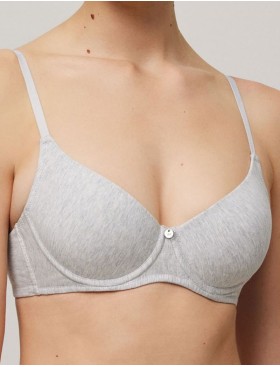 Хлопковый бюстгальтер Ysabel Mora 10044 COMFY светло-серый, Цвет: светло-серый, Размеры: 70C