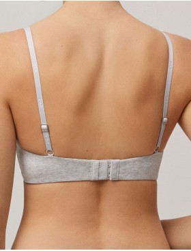 Хлопковый бюстгальтер Ysabel Mora 10044 COMFY светло-серый, Цвет: светло-серый, Размеры: 70C, изображение 2