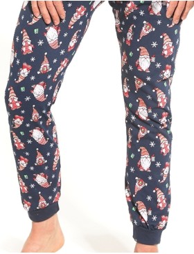 Мужская пижама Cornette 195 GNOMES 3, Цвет: джинс/красный, Размеры: M, изображение 4