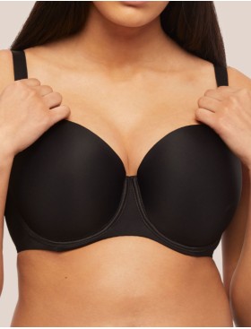 Бюстгальтер поролоновый гладкий Kinga HEIDI 861-BC черный, Цвет: черный, Размеры: 80D