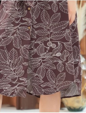 Платье-рубашка Mia-Amore CHELSEA 1789, Цвет: шоколадный+латте, Размеры: S, изображение 6