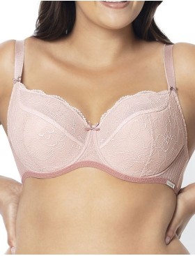 Бюстгальтер полумягкий Nipplex CHELO PU, Цвет: розовый, Размеры: 95C