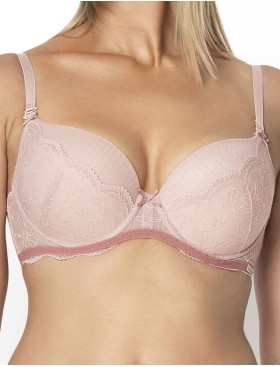 Бюстгальтер двойной пуш-ап Nipplex CHELO Double P-UP, Цвет: розовый, Размеры: 80C