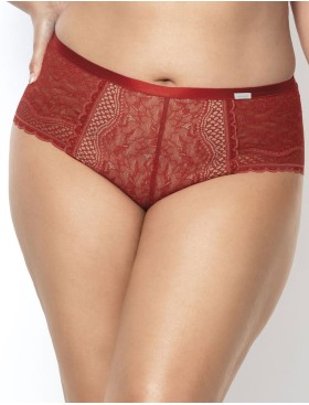 Высокие трусы слипы Nipplex CLARISA FIGI, Цвет: терракотовый, Размеры: L