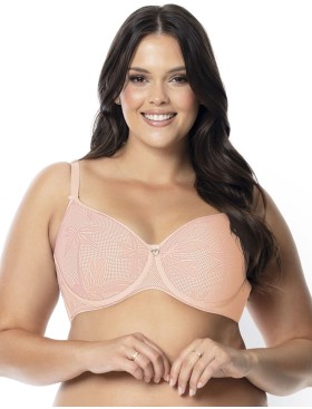 Бюстгальтер минимайзер с кружевом Nipplex COCO U minimizer, Цвет: пудра, Размеры: 90C, изображение 3