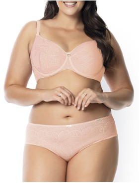 Бюстгальтер минимайзер с кружевом Nipplex COCO U minimizer, Цвет: пудра, Размеры: 90C, изображение 2