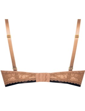 Кружевной бюстгальтер пуш-ап Nipplex ELISABETH P-UP, Цвет: карамель, Размеры: 70F, изображение 7