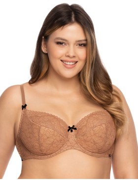 Полумягкий бюстгальтер Nipplex ELISABETH PU, Цвет: карамель, Размеры: 75H, изображение 3