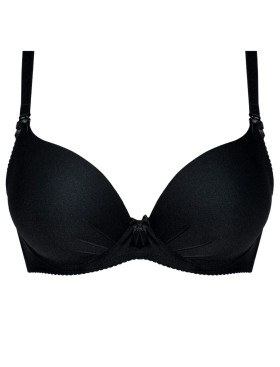 Гладкий бюстгальтер с двойным пуш-ап пуш-ап Nipplex LILI P-UP черный, Цвет: черный, Размеры: 80C, изображение 5