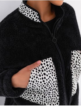 Теплая толстовка Sensis LUCKY BLUZA, Цвет: черный, Размеры: L/XL, изображение 4