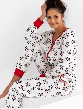 Домашний комбинезон Sensis PANDA KOMBINEZON, Цвет: белый, Размеры: L/XL