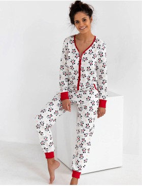 Домашний комбинезон Sensis PANDA KOMBINEZON, Цвет: белый, Размеры: L/XL, изображение 2