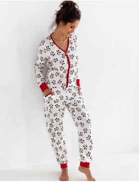 Домашний комбинезон Sensis PANDA KOMBINEZON, Цвет: белый, Размеры: L/XL, изображение 4