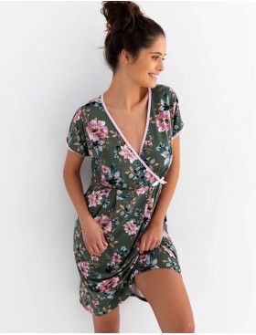 Ночная сорочка из вискозы Sensis ROSE PINK KOSZULA, Цвет: зеленый, Размеры: S