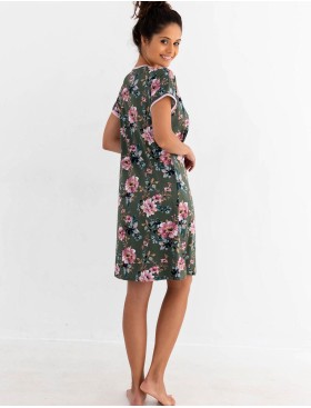 Ночная сорочка из вискозы Sensis ROSE PINK KOSZULA, Цвет: зеленый, Размеры: S, изображение 3