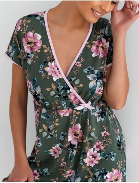 Ночная сорочка из вискозы Sensis ROSE PINK KOSZULA, Цвет: зеленый, Размеры: S, изображение 4