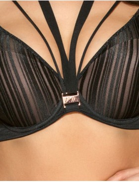 Формованный бюстгальтер с пуш-ап Ava 2018 U PUSH-UP, Цвет: черный, Размеры: 80C, изображение 4