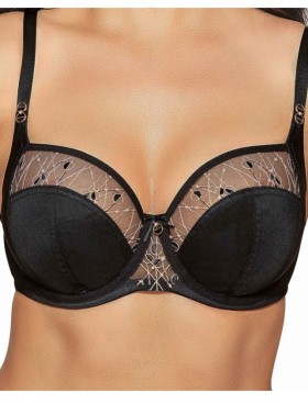 Мягкий бюстгальтер Ava 2022 M черный, Цвет: черный, Размеры: 100B