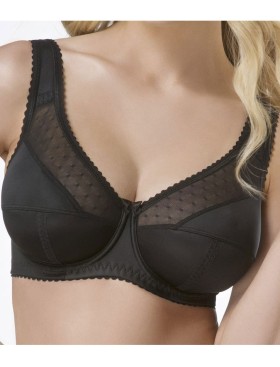 Бюстгальтер мягкий с бретелями повышенного комфорта Honey H26-15-L черный, Цвет: черный, Размеры: 80D