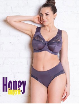 Бюстгальтер мягкий Honey H36-17-L сиреневый туман, Цвет: сиреневый туман, Размеры: 100H, изображение 5