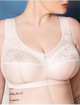 Мягкий бюстгальтер без косточек Honey H44-22-L крем-брюле, Цвет: крем-брюле, Размеры: 90D