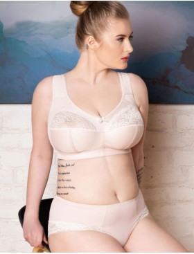 Мягкий бюстгальтер без косточек Honey H44-22-L крем-брюле, Цвет: крем-брюле, Размеры: 90D, изображение 2