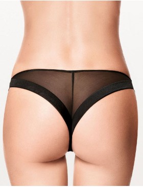 Трусы бразилиана Lormar Brasiliana EXTRA nero, Цвет: nero (черный), Размеры: S, изображение 2