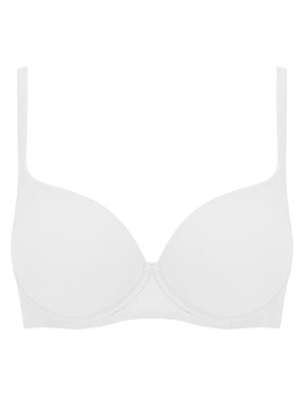 Гладкий бюстгальтер балконет Lormar PLUNGE SOFT bianco, Цвет: bianco (белый), Размеры: 85D, изображение 2