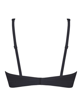 Бюстгальтер без каркасов Lormar TRIANGOLO EXTRA COTTON nero, Цвет: nero (черный), Размеры: 80B, изображение 3