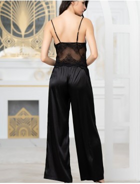 Шелковый комплект-тройка с брюками Mia-Amore AURELIA 3896 черный, Цвет: черный, Размеры: L, изображение 6