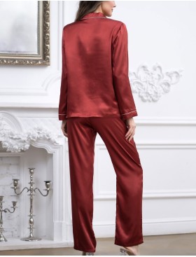 Пижама атласная Mia-Mella JULIA 8736 паприка, Цвет: паприка, Размеры: M, изображение 2