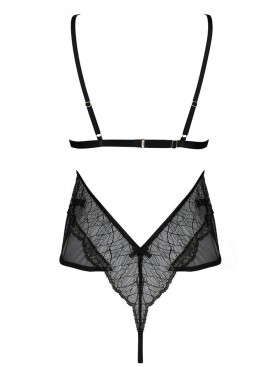 Откровенное боди Passion AMBERLY BODY, Цвет: черный, Размеры: 2XL/3XL, изображение 5