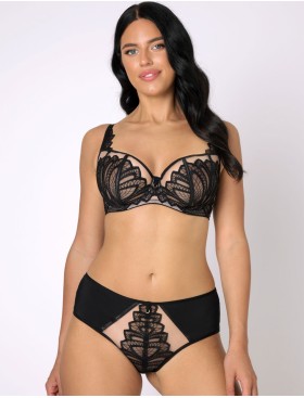 Трусы бразилиана Subtille MELISSA brazilian, Цвет: черный+мокка, Размеры: S, изображение 3