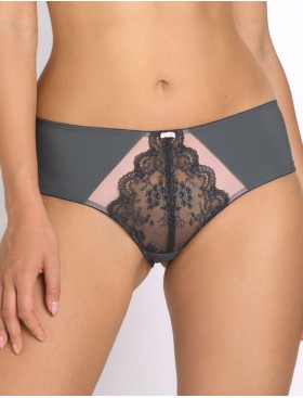 Трусы бразилиана Subtille SABRINA brazilian, Цвет: графит+пудровый, Размеры: S