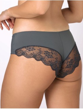 Трусы бразилиана Subtille SABRINA brazilian, Цвет: графит+пудровый, Размеры: S, изображение 2