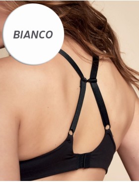 Мягкий бюстгальтер без косточек Lormar VELA SENZA FERRETTO bianco, Цвет: bianco (белый), Размеры: 90B, изображение 2