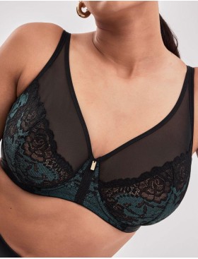 Бюстгальтер бралетт мягкий Alles MOON M BRALETTE, Цвет: черный, Размеры: 65E