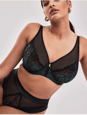 Бюстгальтер бралетт мягкий Alles MOON M BRALETTE, Цвет: черный, Размеры: 65E, изображение 6