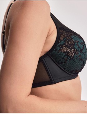 Бюстгальтер бралетт мягкий Alles MOON M BRALETTE, Цвет: черный, Размеры: 65E, изображение 3