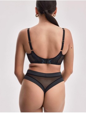 Бюстгальтер бралетт мягкий Alles MOON M BRALETTE, Цвет: черный, Размеры: 65E, изображение 7