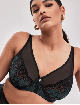 Бюстгальтер бралетт мягкий Alles MOON M BRALETTE, Цвет: черный, Размеры: 65E, изображение 4