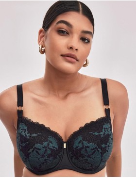 Бюстгальтер полупоролон Alles MOON PU, Цвет: черный, Размеры: 65G, изображение 8